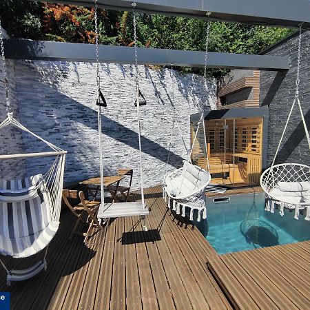 Piscine Chauffee Et Spa Jacuzzi Privatif Terrasse Sans Vis A Vis ,,,Sky House Agen,,, Luaran gambar
