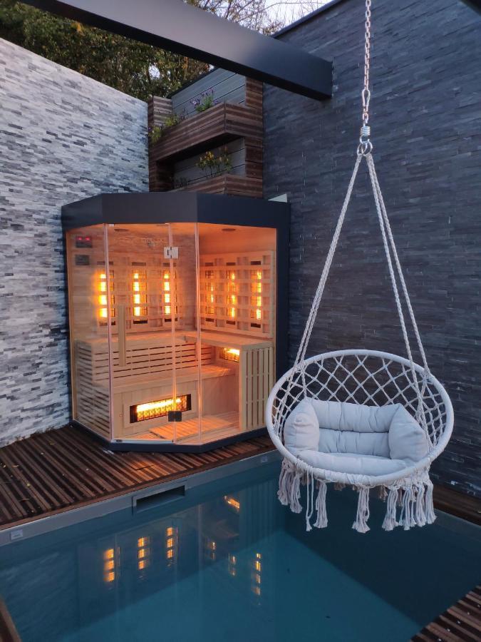 Piscine Chauffee Et Spa Jacuzzi Privatif Terrasse Sans Vis A Vis ,,,Sky House Agen,,, Luaran gambar